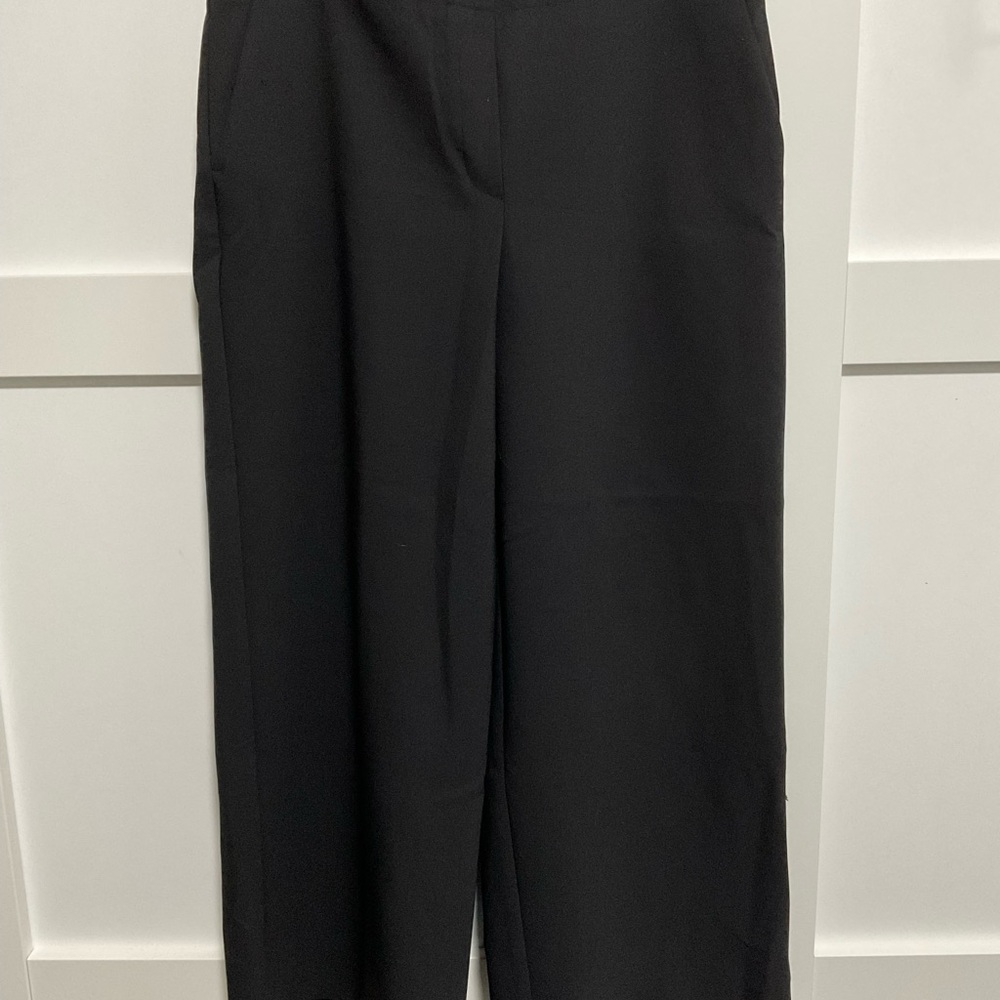 Rachel Zoe Black Wide Leg Cropped Pants